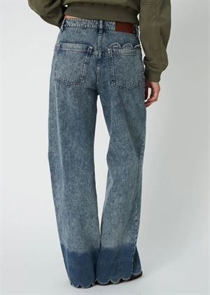 Scallop edge buks Denim Blue Stella Nova 